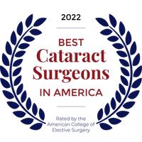 Best Cataract Surgeon 2022 award graphic